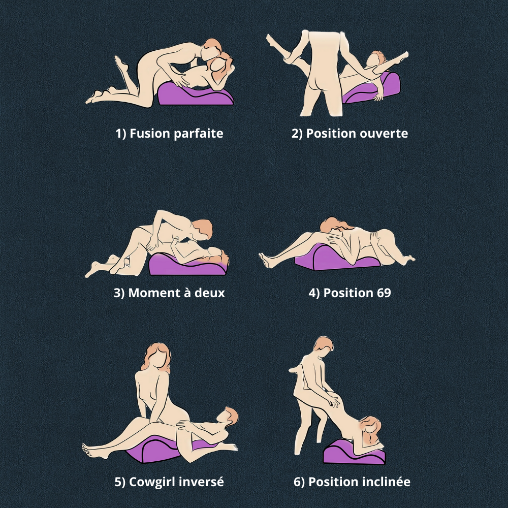 COUSSIN AMYRA™ - Le coussin pour intensifier vos sensations