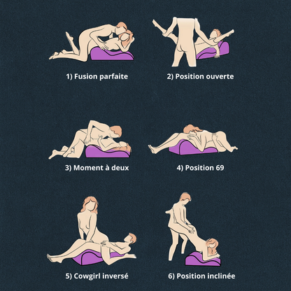 COUSSIN AMYRA™ - Le coussin pour intensifier vos sensations